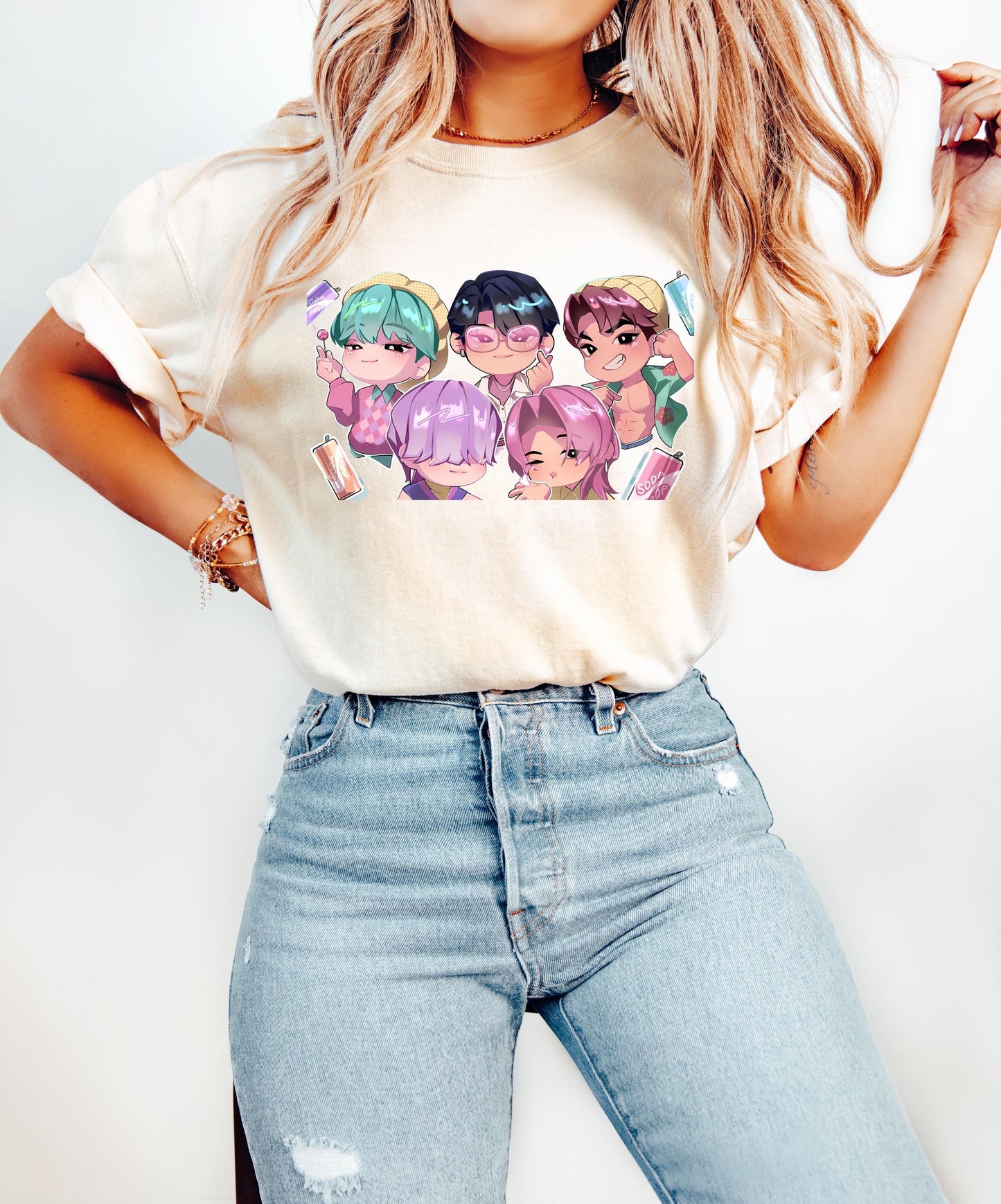 Retro Baby Saja Bootleg Shirt: Comfort Tee for Kpop Fan