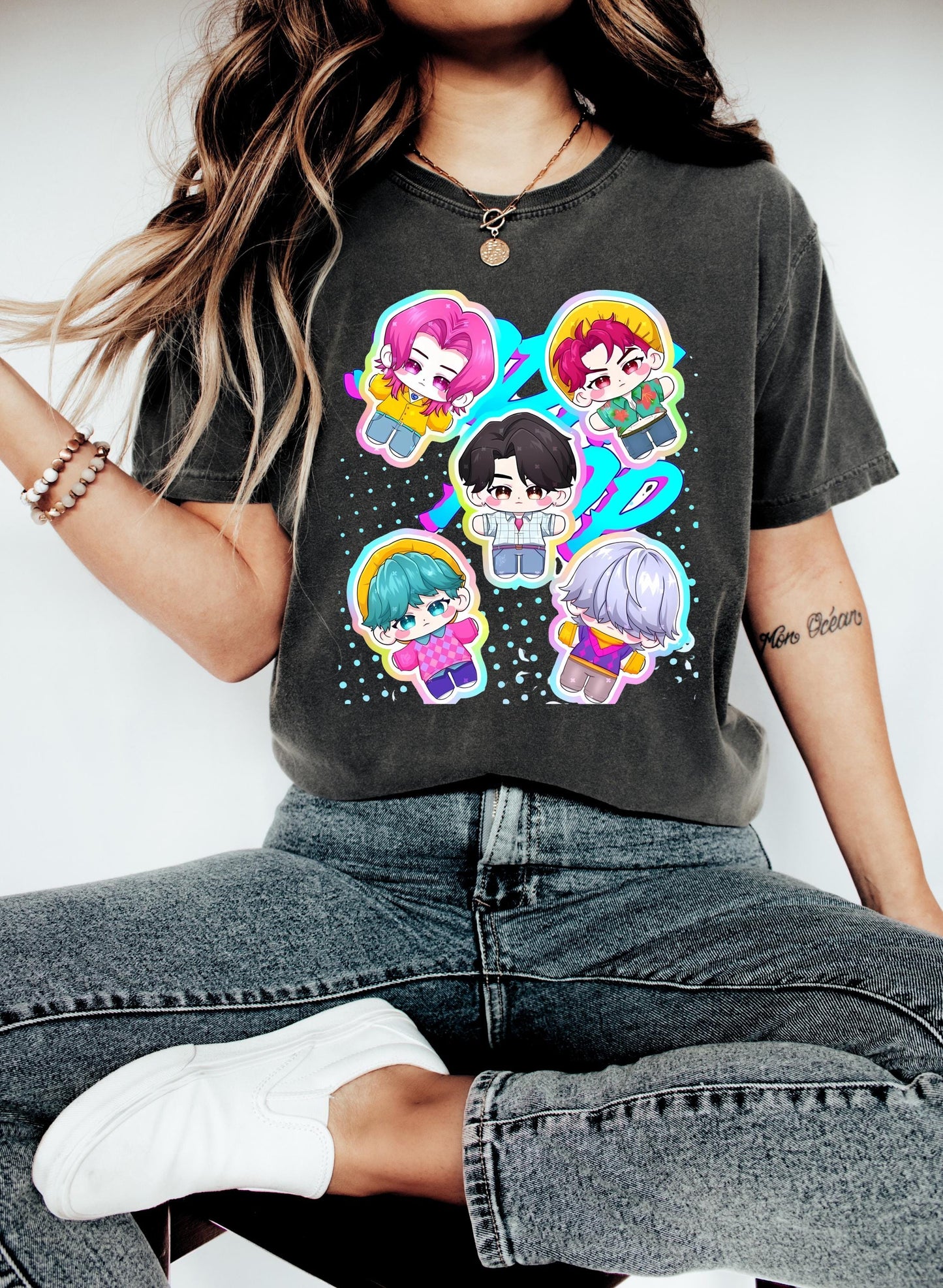 Kpop Baby Saja Doll Comfort Shirt, Cute Baby Saja Tee, Saja Demon Hunters Movie TShirt, Gift For Kpop Fan