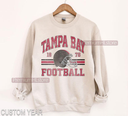 Graphic Tampa Bay Mascot Football Sweatshirt, Game Day Gift Shirt, Tampa Bay Football Fan Tee, Retro Tampa Bay Team Shirt, Sport Mascot Gift