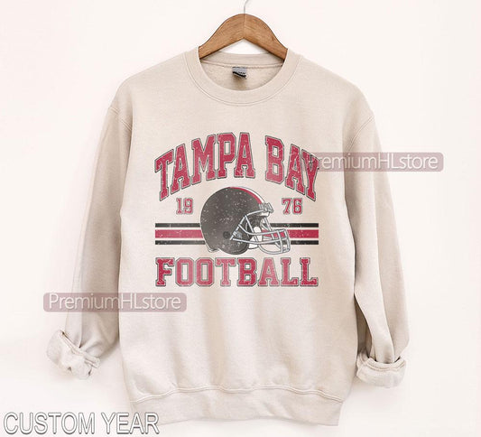 Graphic Tampa Bay Mascot Football Sweatshirt, Game Day Gift Shirt, Tampa Bay Football Fan Tee, Retro Tampa Bay Team Shirt, Sport Mascot Gift