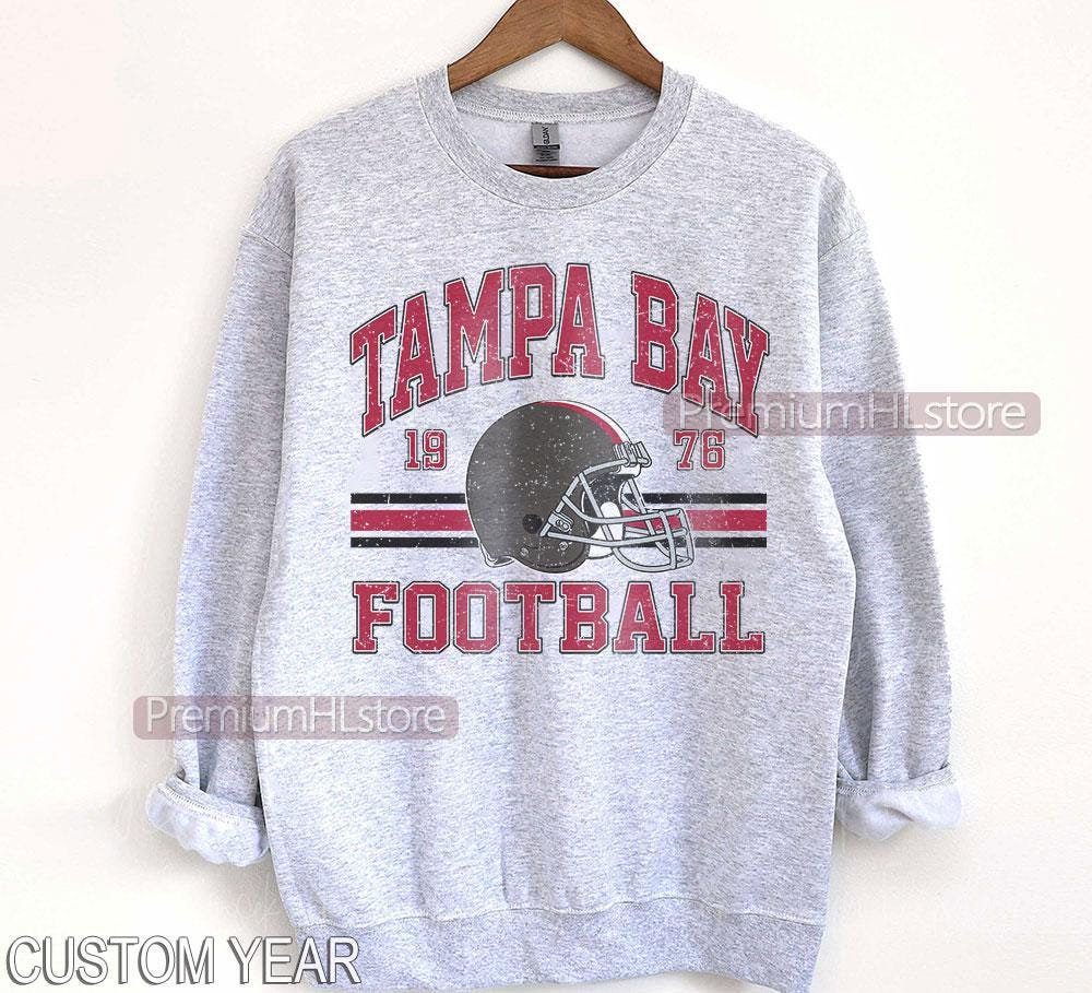 Graphic Tampa Bay Mascot Football Sweatshirt, Game Day Gift Shirt, Tampa Bay Football Fan Tee, Retro Tampa Bay Team Shirt, Sport Mascot Gift