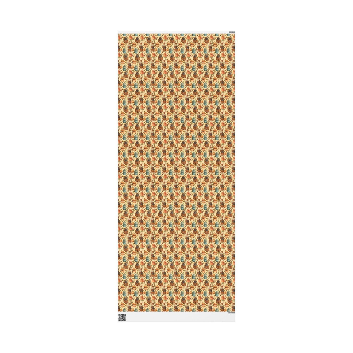 Coffee Wrapping Paper Premium Rustic | Watercolor Barista Gift Wrap | Coffee Lover Cozy Supplies #6