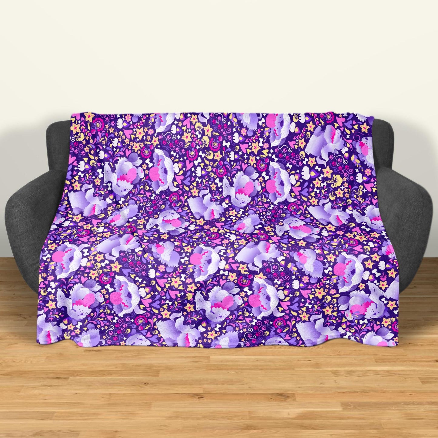 Greavard Fleece Blanket, Cozy Throw Blanket, Soft Cotton Family Blanket, Greavard Blanket Gifts