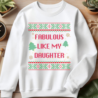 Dad Christmas Sweater Ugly Christmas Sweater Christmas Tree Shirt Secret Santa Gift Ideas Ugly Sweater Party Gift for Dad Merry and Bright