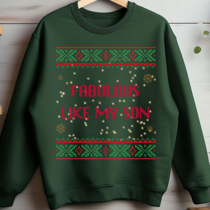 Dad Christmas Sweater Ugly Christmas Sweater Christmas Tree Shirt Secret Santa Gift Ideas Ugly Sweater Party Gift for Dad Merry and Bright