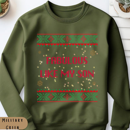 Dad Christmas Sweater Ugly Christmas Sweater Christmas Tree Shirt Secret Santa Gift Ideas Ugly Sweater Party Gift for Dad Merry and Bright
