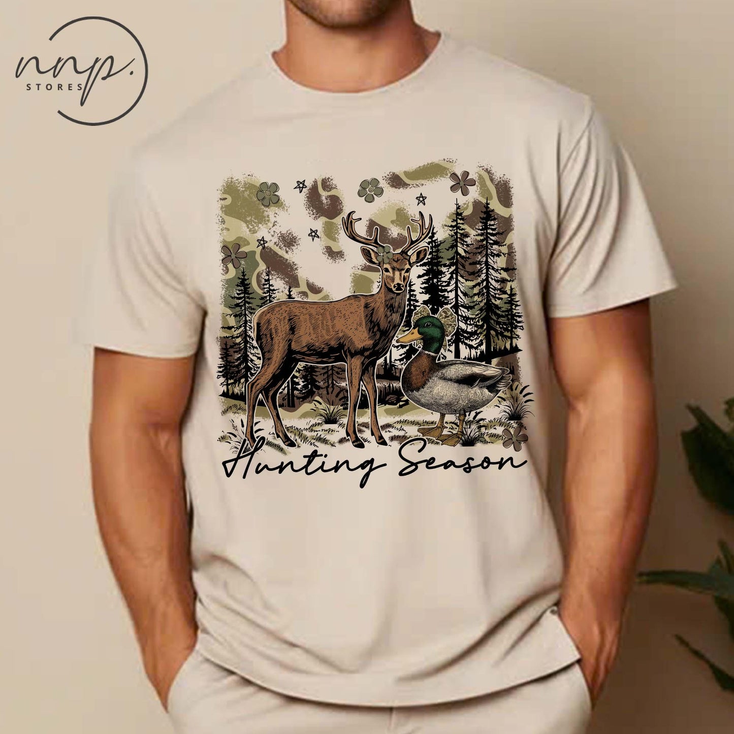 Hunting Season Deer Duck Sweatshirt, Camo Hunter Wildlife Hoodie, Fall Hunting T Shirt, Toddler Youth Outdoorsman Top, Waterfowl Deer Tee