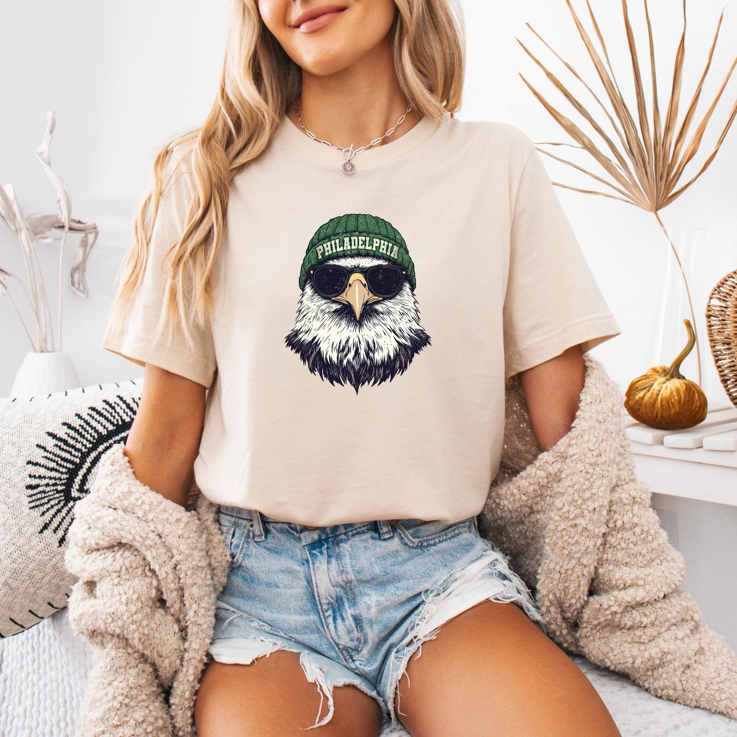 Retro Philadelphia Eagles Sweatshirt: Comfort Colors Football Fan Gear