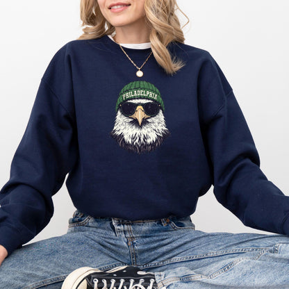 Retro Philadelphia Eagles Sweatshirt: Comfort Colors Football Fan Gear