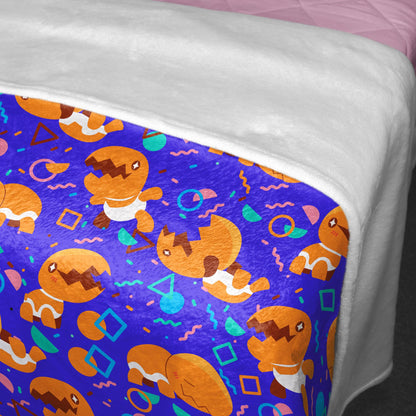 Trapinch Fleece Blanket, Cozy Soft Throw Blanket, Warm Cotton Baby Blanket, Family Blanket for Bedroom Decor, Cute Blanket Birthday Gift