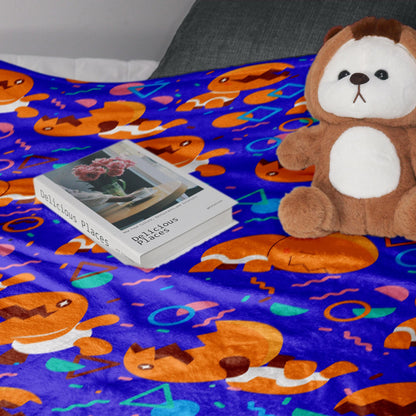 Trapinch Fleece Blanket, Cozy Soft Throw Blanket, Warm Cotton Baby Blanket, Family Blanket for Bedroom Decor, Cute Blanket Birthday Gift