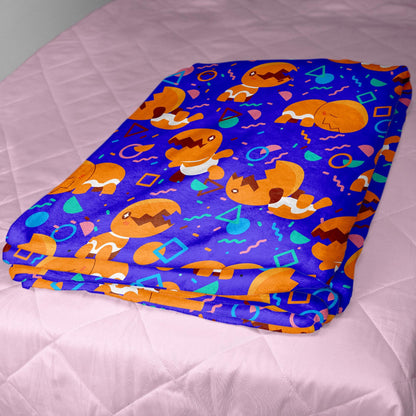 Trapinch Fleece Blanket, Cozy Soft Throw Blanket, Warm Cotton Baby Blanket, Family Blanket for Bedroom Decor, Cute Blanket Birthday Gift