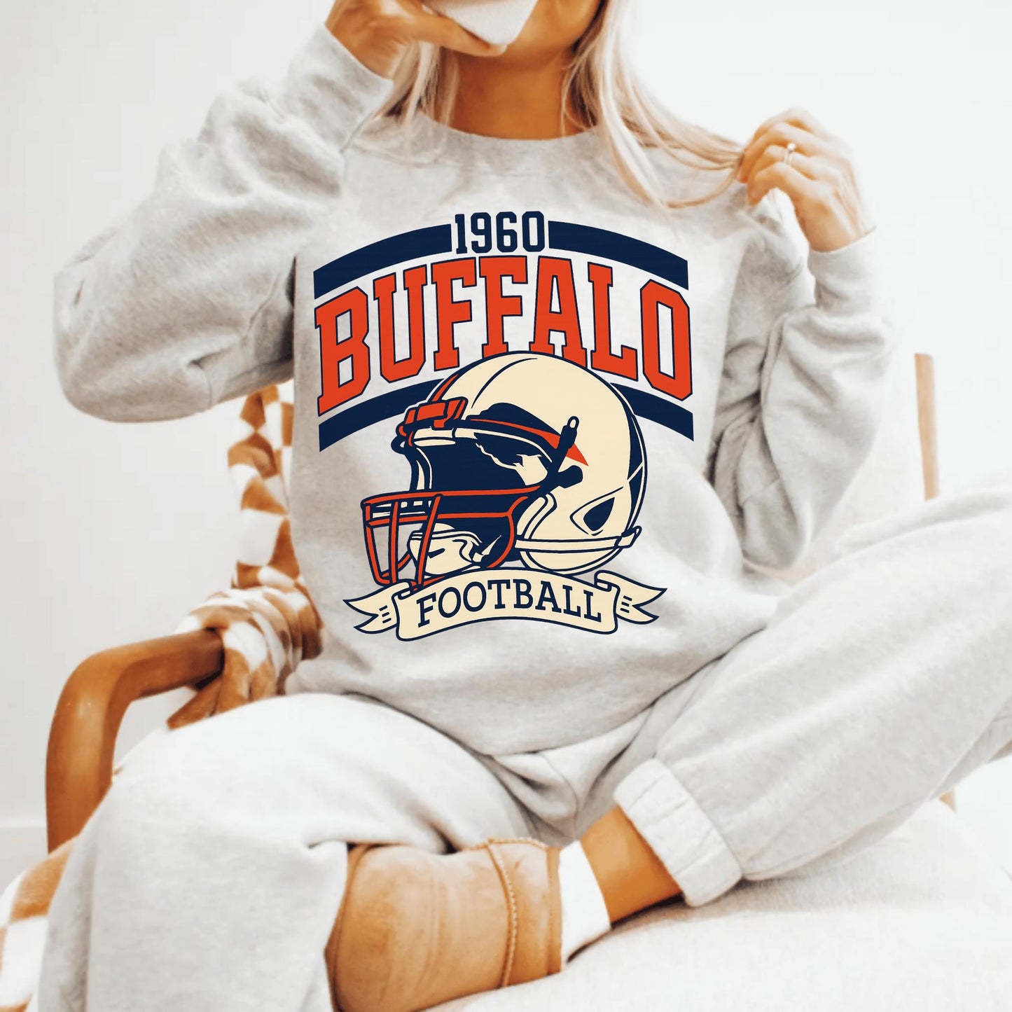 Buffalo Football Retro Style Shirt, Buffalo Fan Sweatshirt, Game Day Shirt, Buffalo Football Fan Shirt, New York Sweatshirt