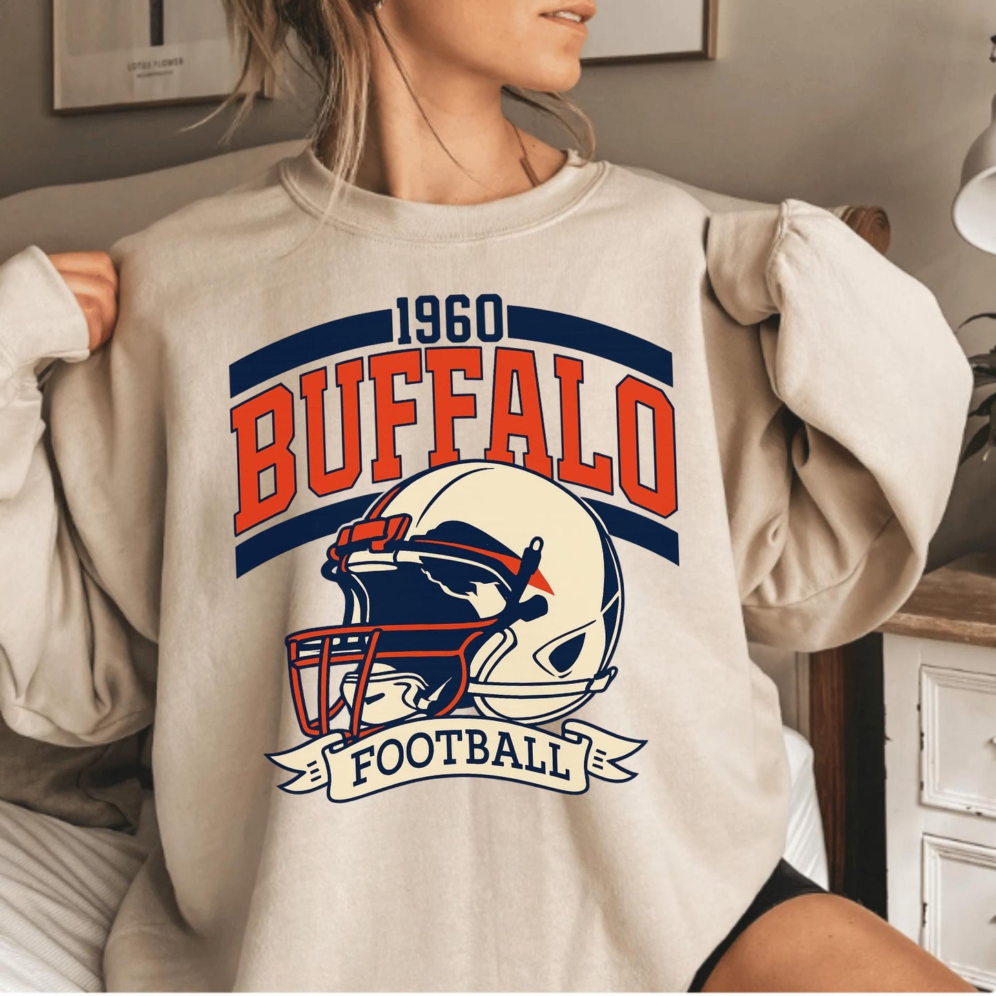 Buffalo Football Retro Style Shirt, Buffalo Fan Sweatshirt, Game Day Shirt, Buffalo Football Fan Shirt, New York Sweatshirt