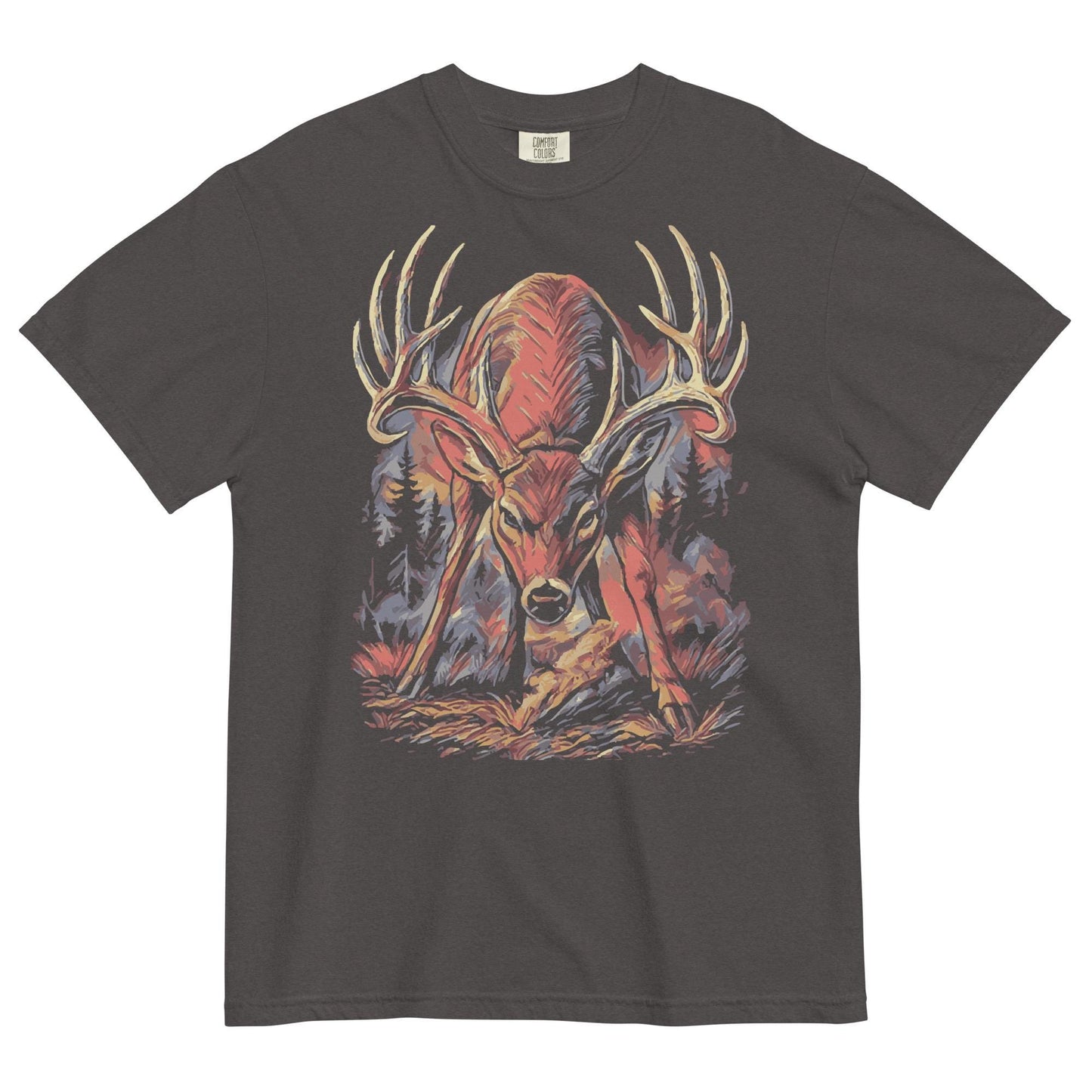 Vintage Whitetail Buck T Shirt · Rut Season Deer Hunting Graphic Tee · Antlers Down Scrape Challenge Shirt for Hunters & Outdoorsmen