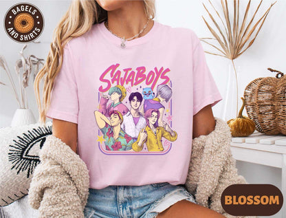 Saja Boys Boy Band Shirt, Demon Hunters Movie T-shirt, Kpop Fan Sweater, Demon Hunters Merch Tee, Retro Bootleg Movie Shirt, Saja Boys Shirt