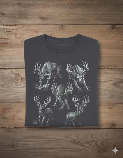 The Boys of Fall | Whitetail Deer Rut T-Shirt | Vintage Hunting Graphic Tee | Outdoorsman Gift | Bucks in Rut Hunting Shirt