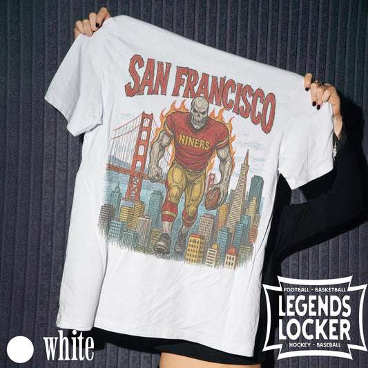 San Francisco 49ers T-Shirt, Vintage Football Graphic Tee, Retro Bay Area Sports Shirt, Gift for 49ers Fans