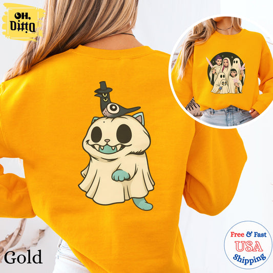 Huntrix Spooky Seoson Hoodie, Derpy the Tiger And Bird Cute Demon Hunter Tiger Shirt, Huntrix Fan Gift, Hunters Tiger Fan, Halloween Gift