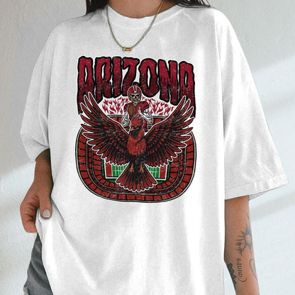 Arizona Football Skull Vintage Shirt, Gift For Fan Football Game Day Unisex Shirt