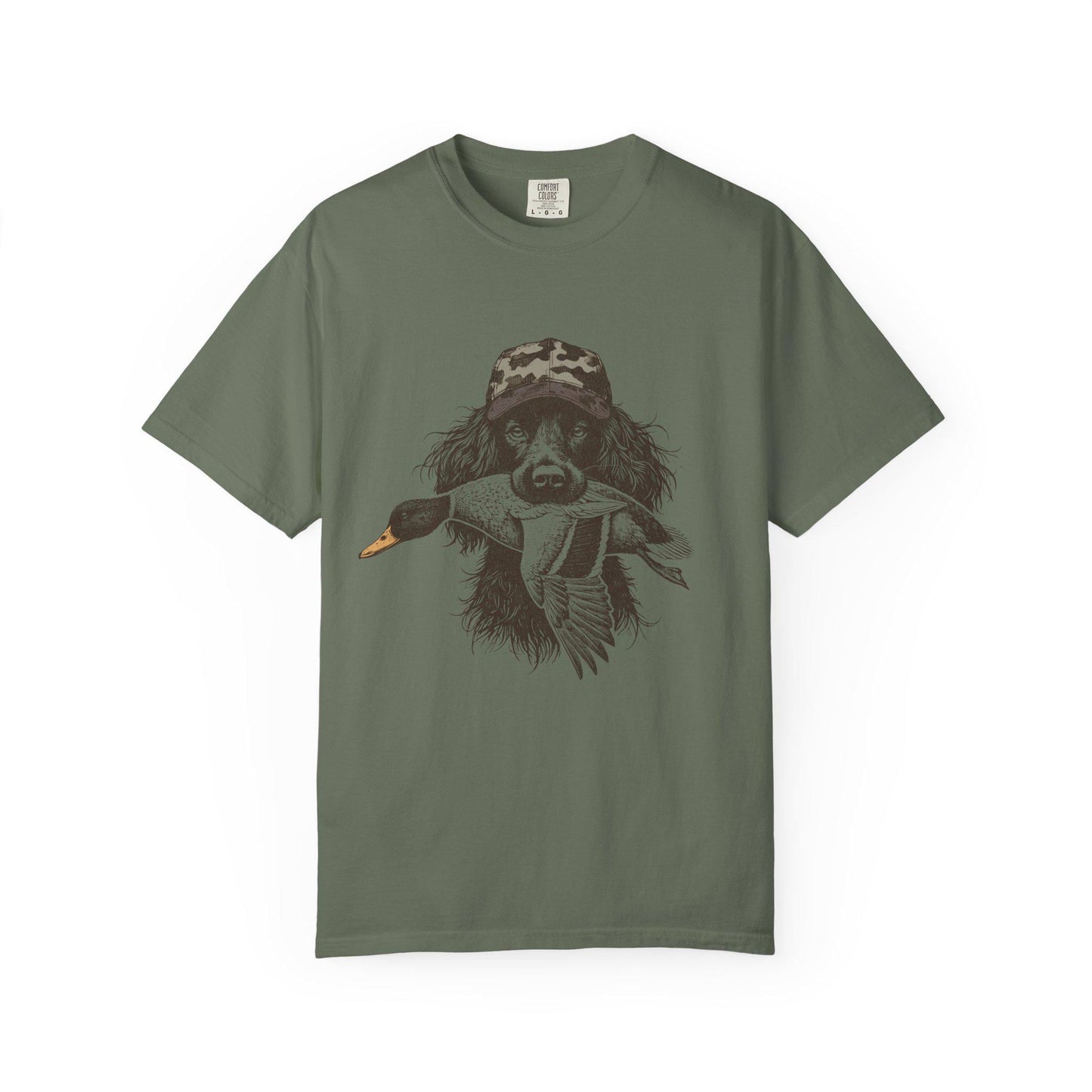 Boykin Spaniel Duck Hunting Shirt Comfort Colors Southern Hunting Dog Tee Waterfowl Retriever Graphic TShirt, Y2K Nostalgia Gift