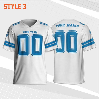 Custom Team Name & Number Football jersey shirt, Personalized Team Lion Football Jersey Collection, Game Day Sports Uniform for Fan