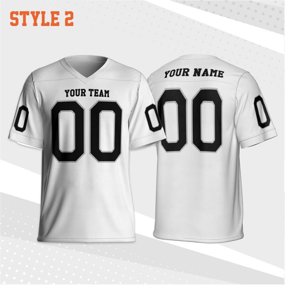 Personalized Football Jersey Shirt, Custom Team Raider Football Jersey Collection, Game Day Outfit For American Football Fan