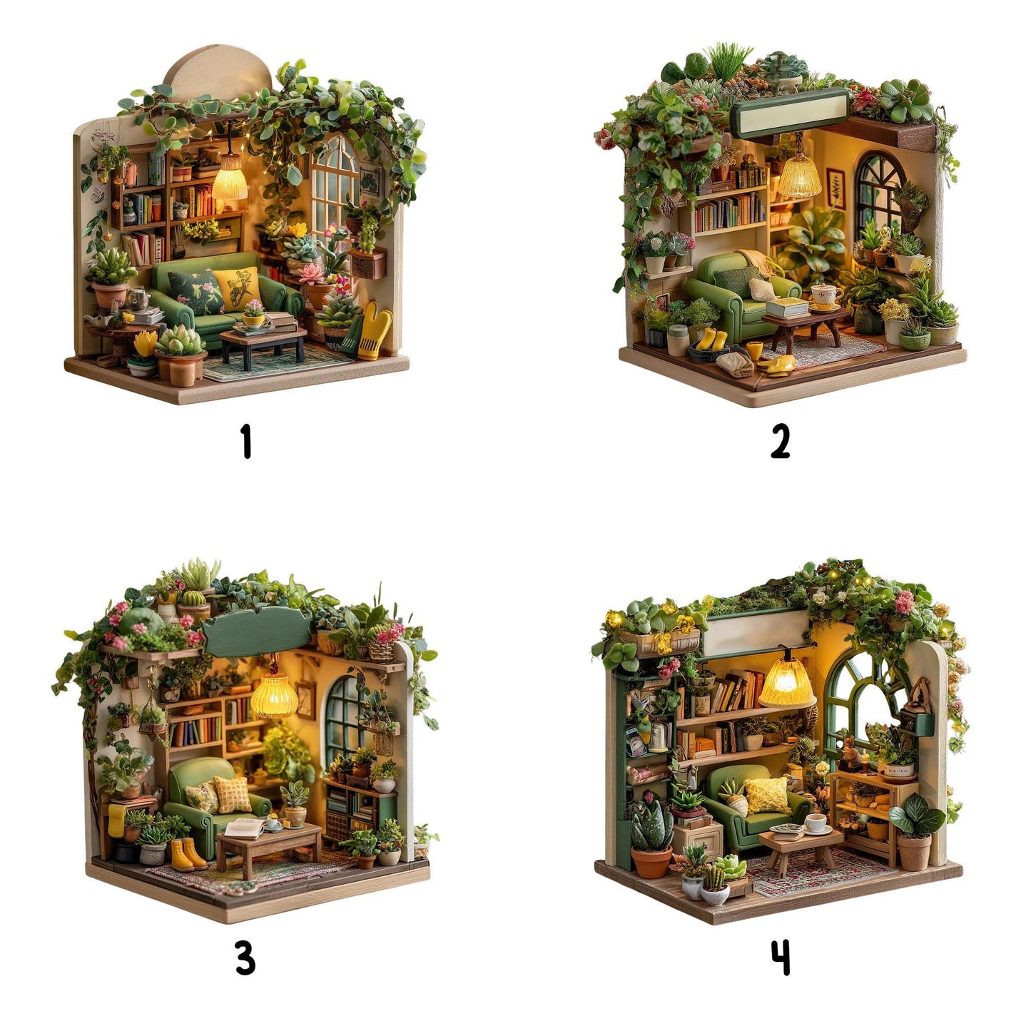 Personalized Garden 2D Flat Ornament, Greenhouse Rearview Mirror Car Accessories, Garden House Christmas Ornament, Plant Lover Gifts