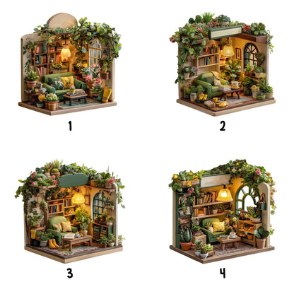 Personalized Garden 2D Flat Ornament, Greenhouse Rearview Mirror Car Accessories, Garden House Christmas Ornament, Plant Lover Gifts