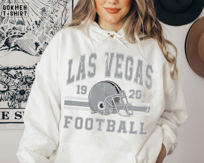Vintage 90s Style Las Vegas Football Sweatshirt, Retro Sports Fan Shirt, Game Day Gift Tee, Las Vegas Mascot Sweatshirt, Las Vegas Football