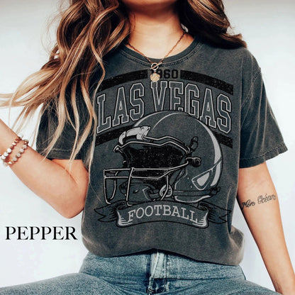 Vintage 90s Style Las Vegas Football Crewneck Sweatshirt T-Shirt Retro Las Vegas Football Shirt Las Vegas Football Christmas Raider Fan Gift
