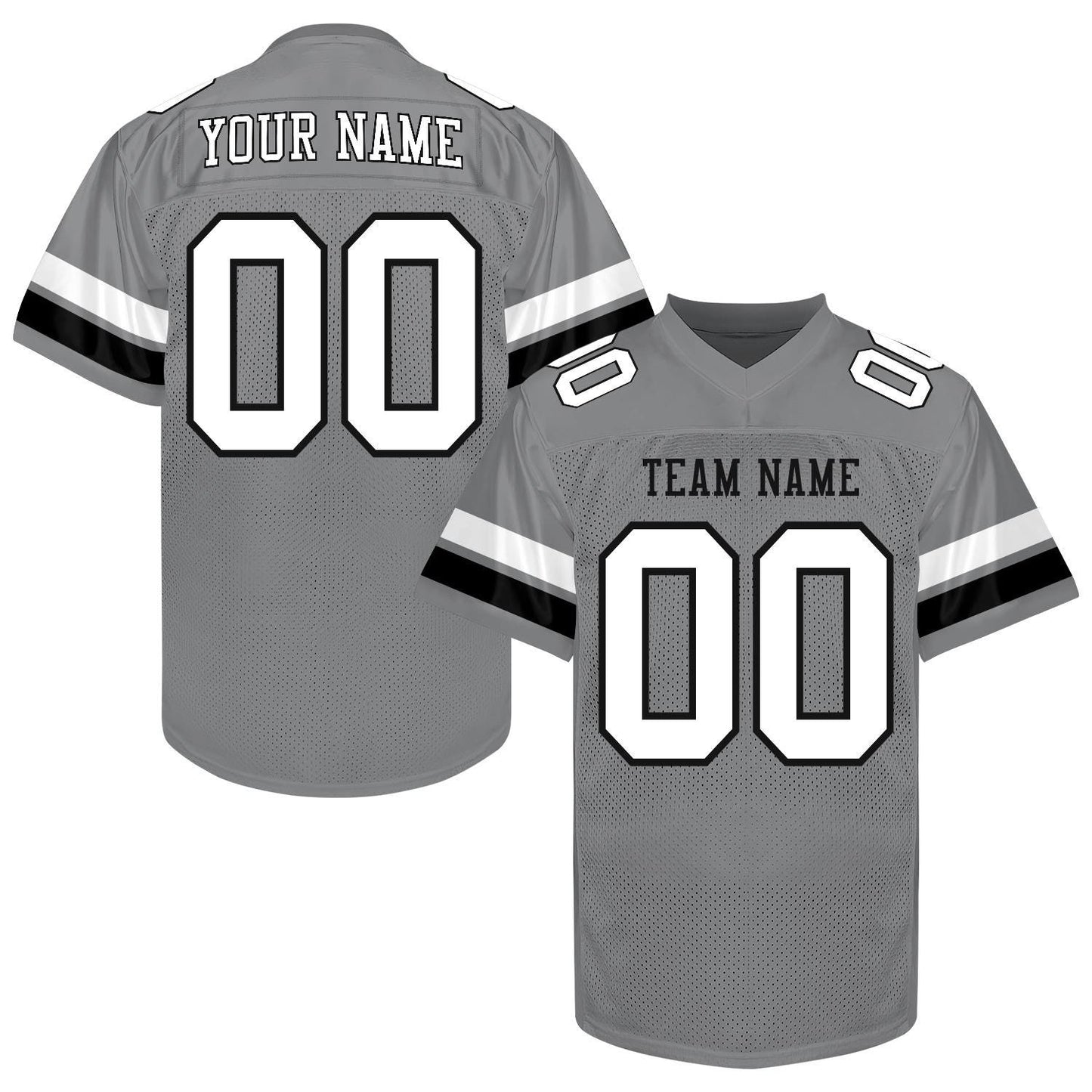 Custom Gold Black Football Jersey, Custom Gold White Football Jersey Men Women Youth Kid Game Training Shirt Football Lover Uniform Gift