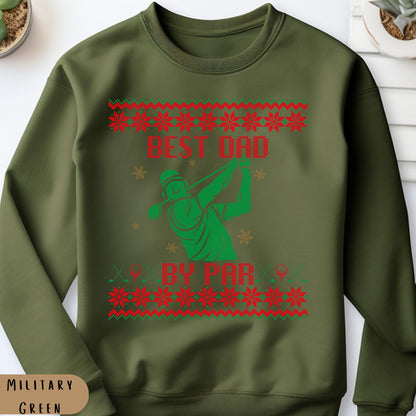 Best Dad Ever Best Golf Gifts for Men Gift for Golfer Dad Golf Ugly Sweater Secret Santa Gift Ideas Ugly Sweater Party Golf Lover Gift