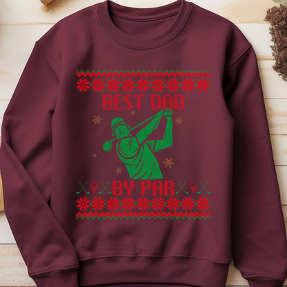 Best Dad Ever Best Golf Gifts for Men Gift for Golfer Dad Golf Ugly Sweater Secret Santa Gift Ideas Ugly Sweater Party Golf Lover Gift