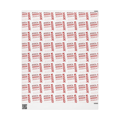 Collage Name Personalized Wrapping Paper, Custom Wrapping Paper, Gifts for Her, Wrapping Paper for Gifts, Custom Gift Wrap, Gift Wrap Roll