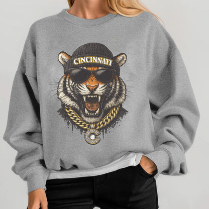 Vintage Cincinnati Football Sweatshirt, Cincinnati Game Day Shirt, Cincinnati Shirt, Game Day Shirt, Trendy Cincinnati Football Fan Gift.