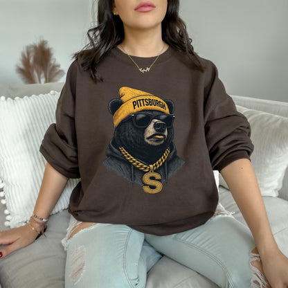 Vintage Pittsburgh Football Shirt, Pittsburgh Style 90s Sweatshirt, Graphic Tee Gift For Football Fan Sports, Game Day Shirt, Pittsburgh Fan