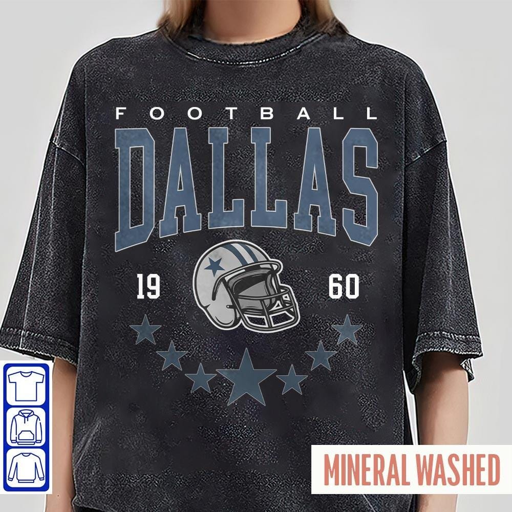 Dallas Football Shirt, Football Sweatshirt, Football Season Shirt, Game Day Shirt, Dallas Tee, Trendy Graphic Football Fan Gift, Rugby Shirt