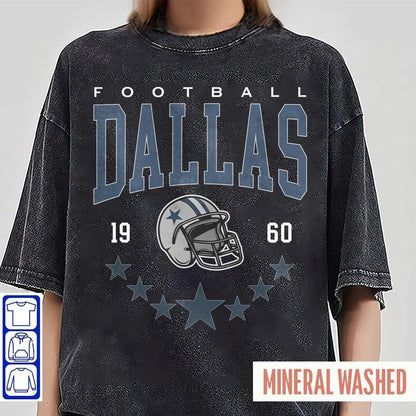 Dallas Football Shirt, Football Sweatshirt, Football Season Shirt, Game Day Shirt, Dallas Tee, Trendy Graphic Football Fan Gift, Rugby Shirt
