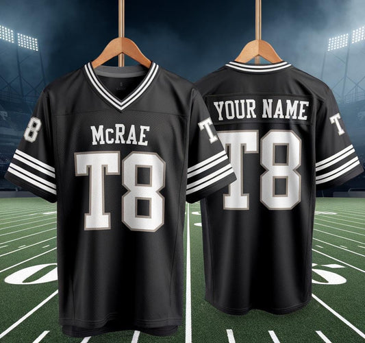 Custom Name And Number Music Football Jersey, T8 Music Football Jerseys, Custom Football Jersey for Kids Youth Adult, Music Concert Jersey