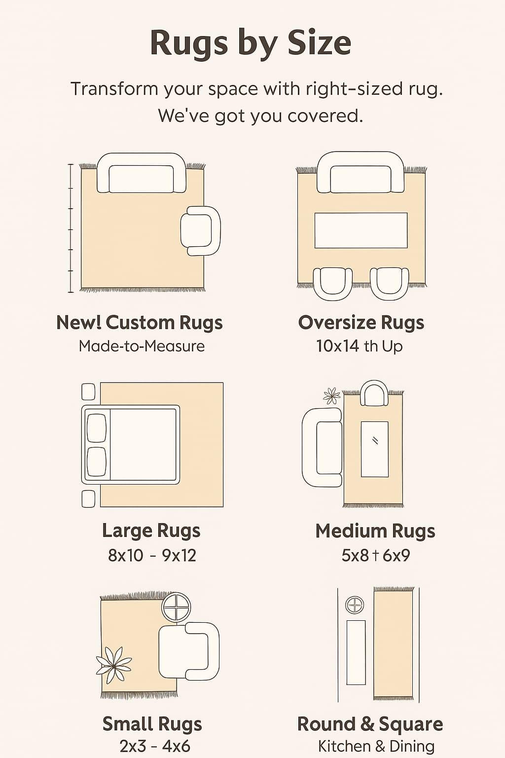 Abstract Colorful Tufted Area Rug: Modern Wavy Design, Custom Cotton/Wool