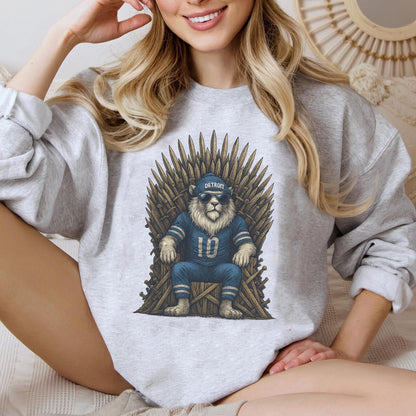 Detroit Football Sweatshirt, Vintage Style Detroit Football shirt, DetroitFootball, Vintage Graphic Tee, Sunday Football Fashion