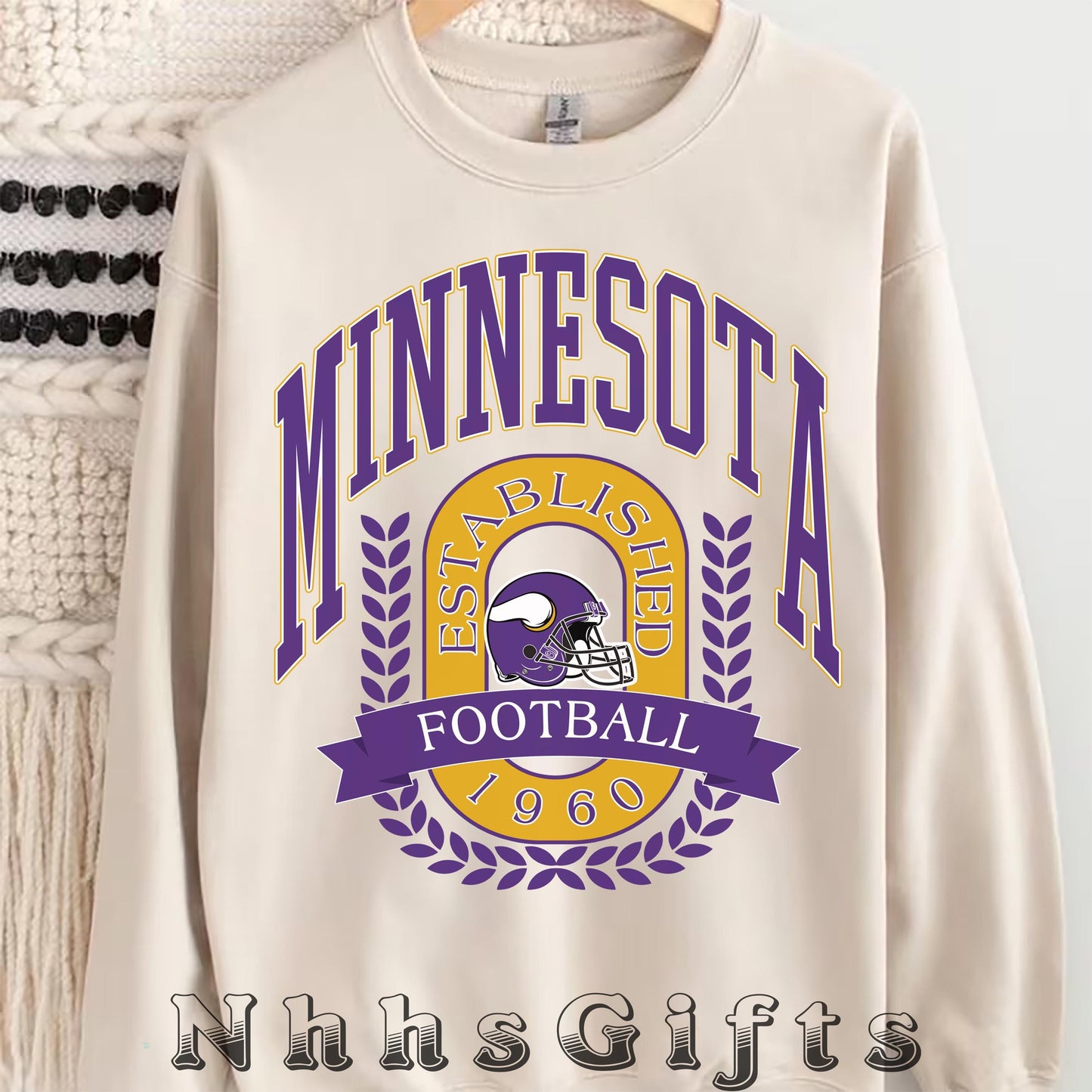 Minnesota Football Shirt, Minnesota Football Sweatshirt, Vintage Style Minnesota Football Shirt, Sunday Football Sweatshirt