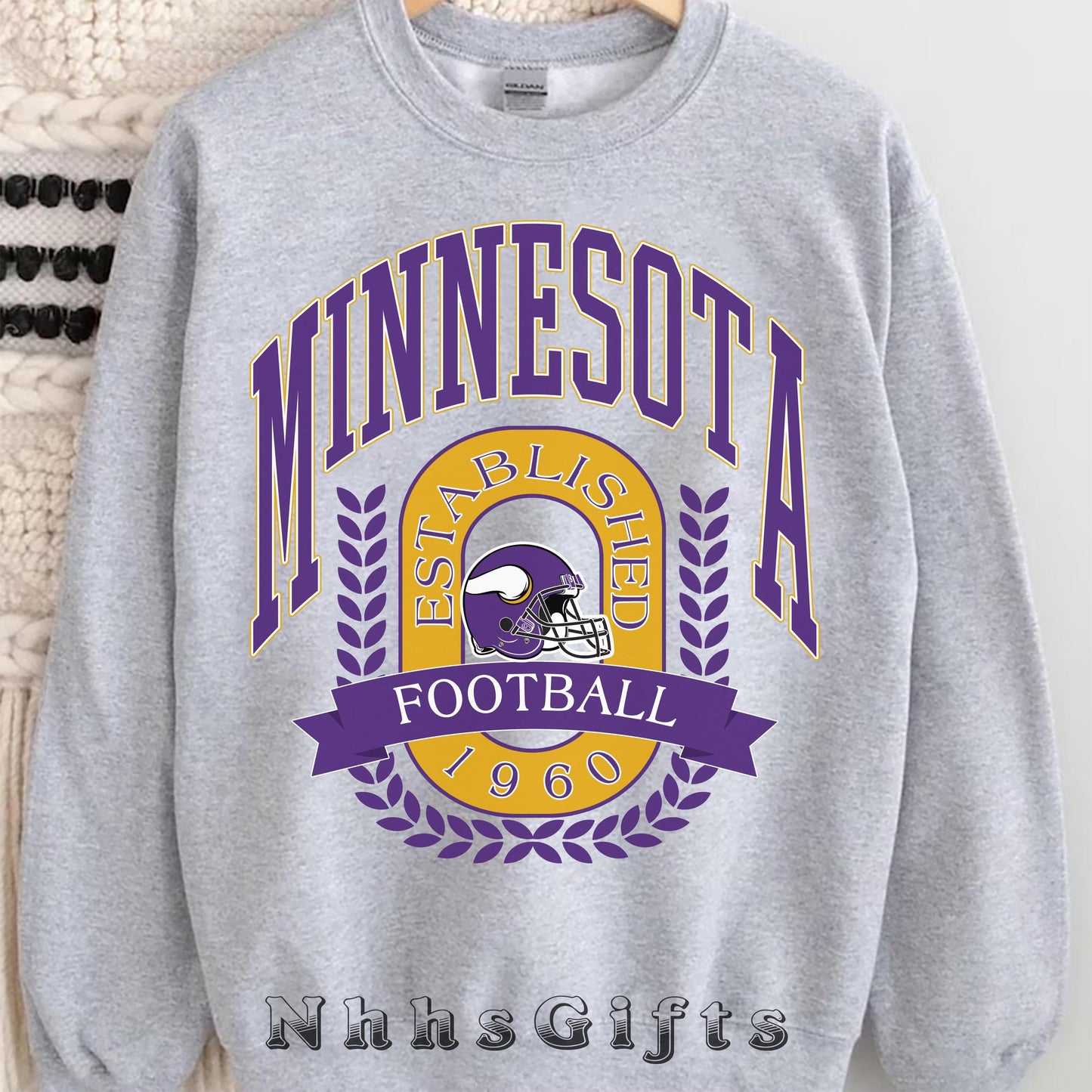 Minnesota Football Shirt, Minnesota Football Sweatshirt, Vintage Style Minnesota Football Shirt, Sunday Football Sweatshirt