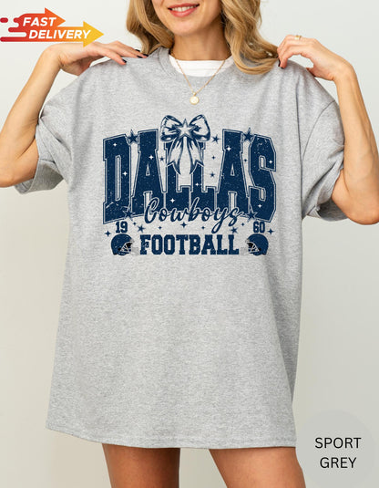 Dallas Football Graphic Sweatshirt, Vintage Dallas Football Shirt, Cowboy Shirt, Dallas Shirt, Football Shirt, Dallas Fans Gift Tee
