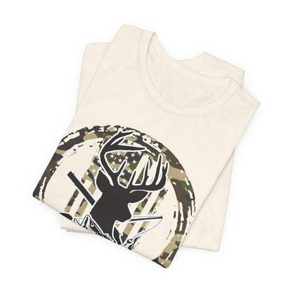 Deer Hunting & Bass Fishing T-Shirt: Outdoorsman Gift