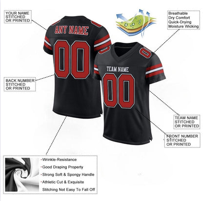 Stitched Jersey, Custom Split Football Jersey,Custom Team House Divided Jersey For Any Team,Custom Football Jersey,Personalized football