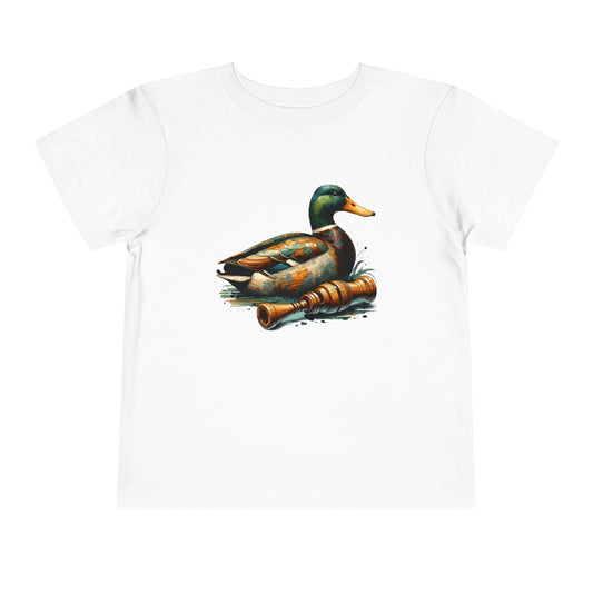 Mallard Duck Toddler T-Shirt: Fun Hunting Tee, Nature Kidswear