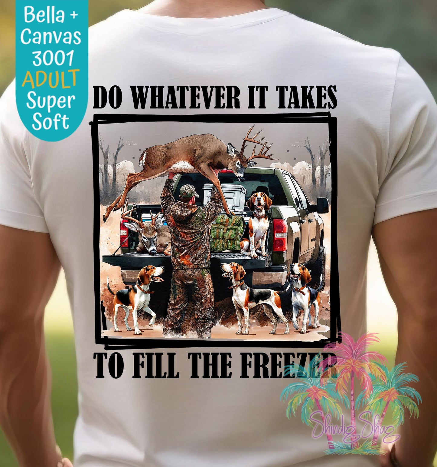 Funny Hunting T-Shirt: Unisex Cotton Tee for Outdoorsmen