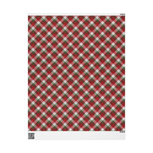 Christmas Plaid Gift Wrap Wrapping Paper Holiday Gift Wrap Tartan Gift Wrap Elegant Christmas Gift Wrap Christmas Wrapping Paper Holiday